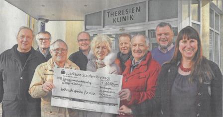Scheckübergabe 2017